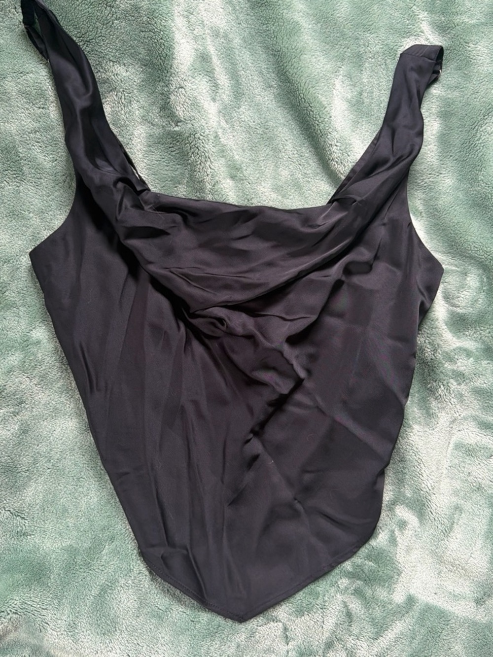 Abercrombie & Fitch Black Silky Top